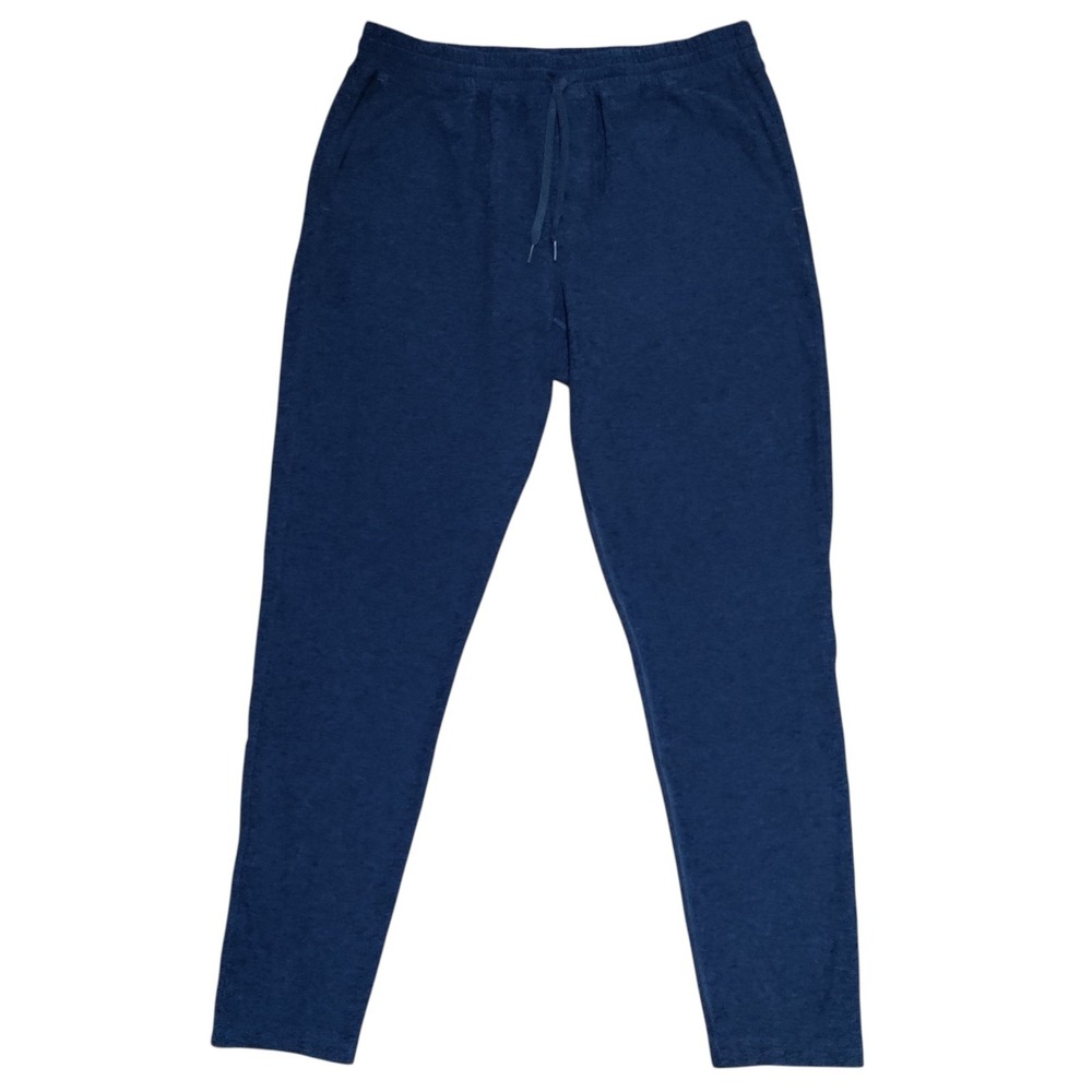 Outdoor Voices Mens CloudKnit Jogger Sweatpants XL Blue Drawstring Pockets Comfy